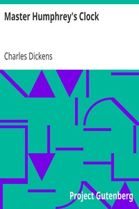 Book cover of "Master Humphrey's Clock"