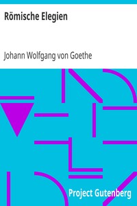 Book cover of "Römische Elegien"