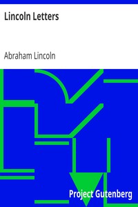 Book cover of "Lincoln Letters"