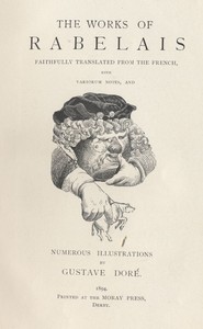Book cover of "Gargantua and Pantagruel, Illustrated, Book 1"