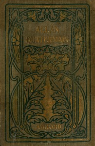 Book cover of "Allan Quatermain"