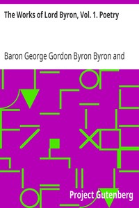 Book cover of "The Works of Lord Byron, Vol. 1. Poetry"