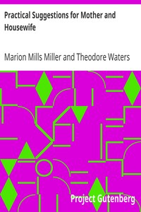 Book cover of "Practical Suggestions for Mother and Housewife"