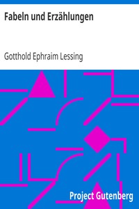 Book cover of "Fabeln und Erzählungen"
