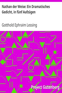 Book cover of "Nathan der Weise: Ein Dramatisches Gedicht, in fünf Aufzügen"