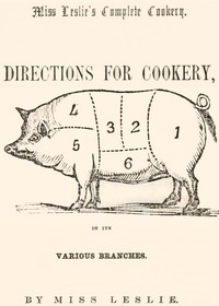 Book cover of "Directions for Cookery, in its Various Branches"