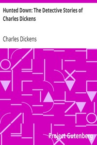 Book cover of "Hunted Down: The Detective Stories of Charles Dickens"