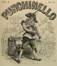 Book cover of "Punchinello, Volume 1, No. 06, May 7, 1870"