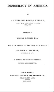 Book cover of "Democracy in America — Volume 1"