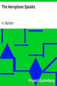 Book cover of "The Aeroplane Speaks"