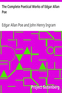 Book cover of "The Complete Poetical Works of Edgar Allan Poe - Including Essays on Poetry"