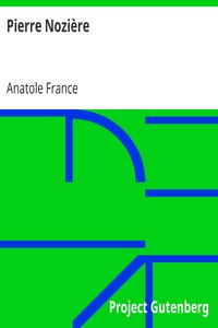 Book cover of "Pierre Nozière"