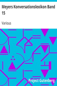 Book cover of "Meyers Konversationslexikon Band 15"
