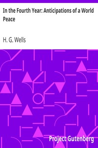 Book cover of "In the Fourth Year: Anticipations of a World Peace"