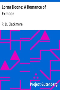 Book cover of "Lorna Doone: A Romance of Exmoor"