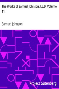 Book cover of "The Works of Samuel Johnson, LL.D. Volume 11. - Parlimentary Debates II."