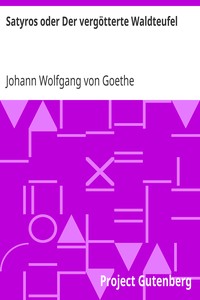 Book cover of "Satyros oder Der vergötterte Waldteufel"