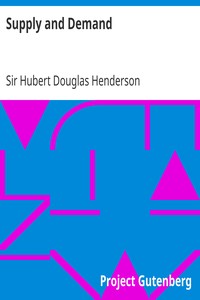Book cover of "Supply and Demand"