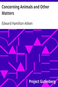 Book cover of "Concerning Animals and Other Matters"