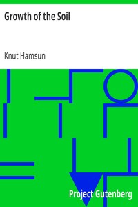 Book cover of "Growth of the Soil"