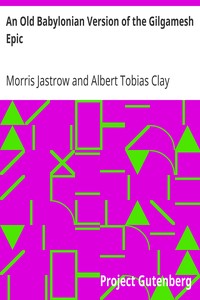 Book cover of "An Old Babylonian Version of the Gilgamesh Epic"