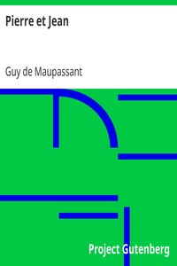 Book cover of "Pierre et Jean"