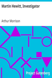 Book cover of "Martin Hewitt, Investigator"