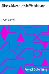Book cover of "Alice's Adventures in Wonderland - HTML Edition"
