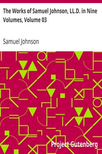 Book cover of "The Works of Samuel Johnson, LL.D. in Nine Volumes, Volume 03 - The Rambler, Volume II"