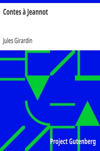 Book cover of "Contes à Jeannot"