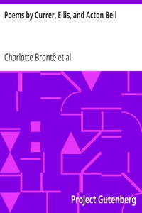 Book cover of "Poems by Currer, Ellis, and Acton Bell"