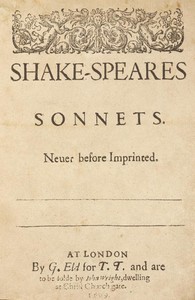 Book cover of "Shakespeare's Sonnets"