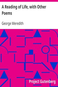 Book cover of "A Reading of Life, with Other Poems"