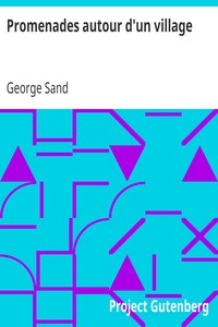 Book cover of "Promenades autour d'un village"