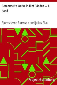 Book cover of "Gesammelte Werke in fünf Bänden — 1. Band"