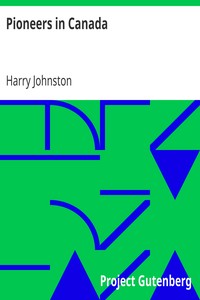 Book cover of "Pioneers in Canada"