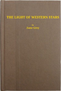 Book cover of "The Light of the Western Stars"