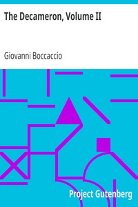 Book cover of "The Decameron, Volume II"