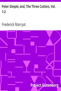 Book cover of "Peter Simple; and, The Three Cutters, Vol. 1-2"