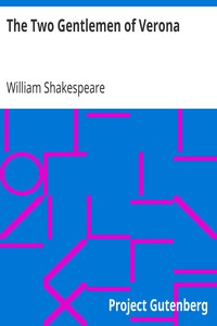 Book cover of "The Two Gentlemen of Verona"