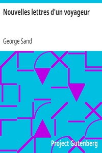 Book cover of "Nouvelles lettres d'un voyageur"