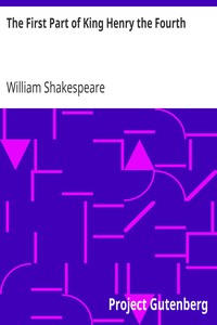 Book cover of "The First Part of King Henry the Fourth"