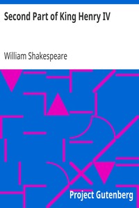 Book cover of "Second Part of King Henry IV"