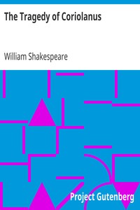Book cover of "The Tragedy of Coriolanus"