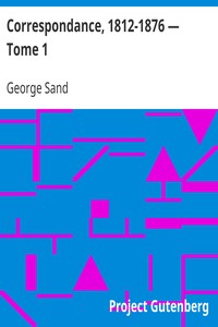 Book cover of "Correspondance, 1812-1876 — Tome 1"