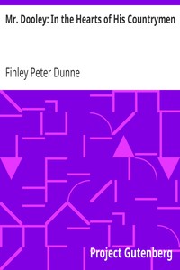 Book cover of "Mr. Dooley: In the Hearts of His Countrymen"