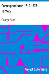 Book cover of "Correspondance, 1812-1876 — Tome 5"
