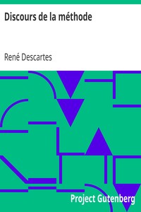Book cover of "Discours de la méthode"