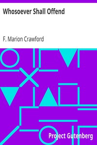 Book cover of "Whosoever Shall Offend"