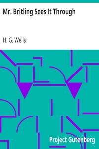 Book cover of "Mr. Britling Sees It Through"